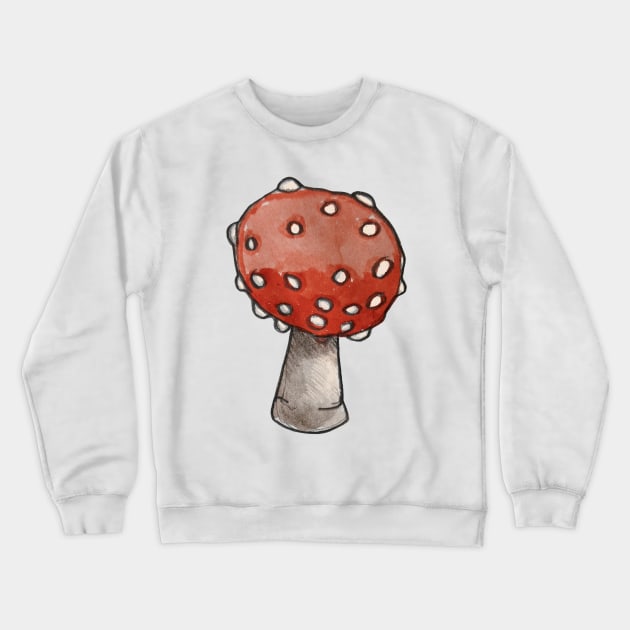 Fly Agaric Crewneck Sweatshirt by shehitsback